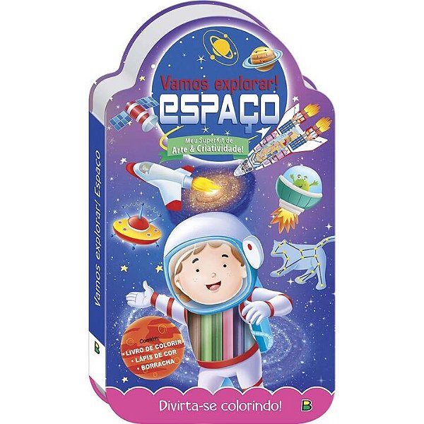 Livro Meu superkit de arte & criatividade! Vamos explorar...
