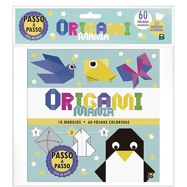Livro OrigamiMania(ECO)-kit c/01 und.