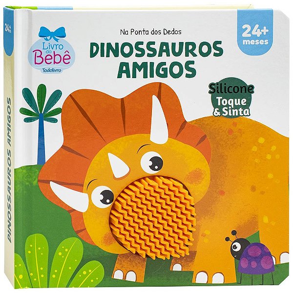 Livro Na ponta dos dedos: Dinossauros Amigos