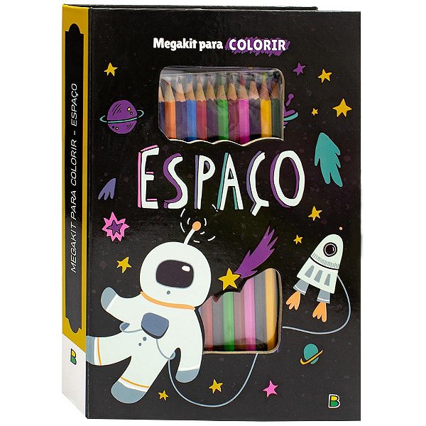 Livro Megakit para Colorir: Espaço