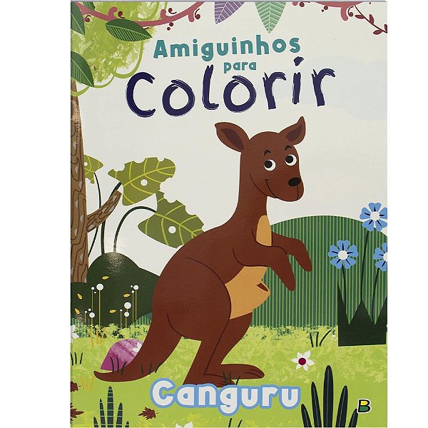 Livro Amiguinhos para Colorir: Canguru