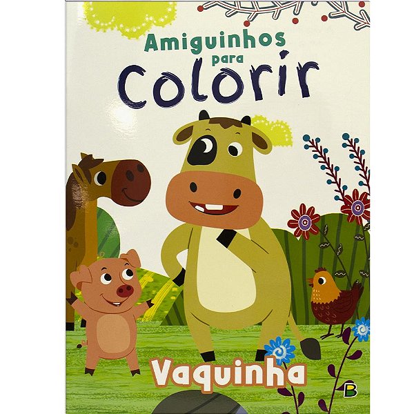 Livro Amiguinhos para Colorir: Vaquinha
