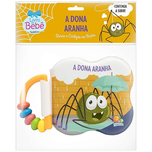 Livro Rimas e cantigas no banho - A dona aranha