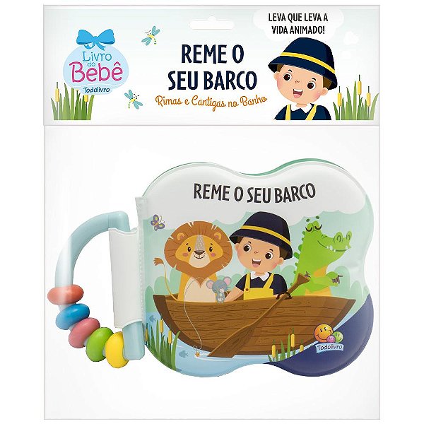 Livro Rimas e cantigas no banho - Reme o seu barco