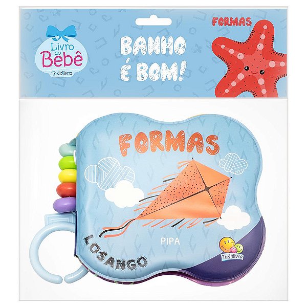 Livro Banho É Bom! - Formas