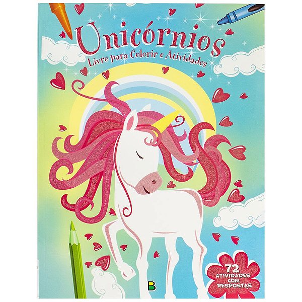 Livro Livro para Colorir e Atividades: Unicórnios