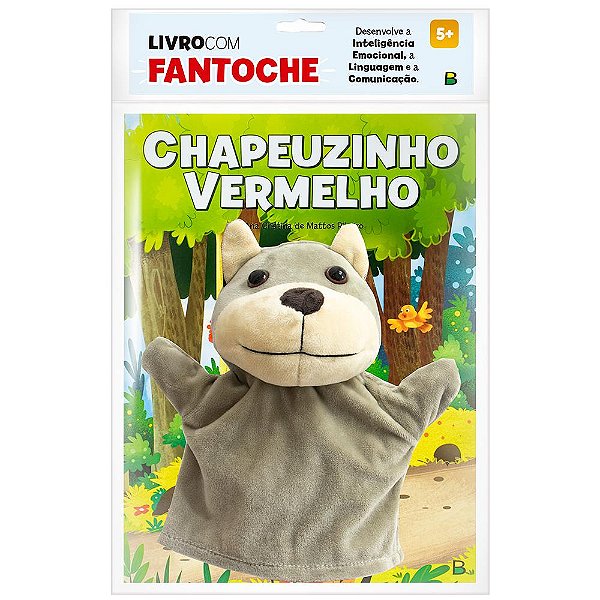 Livro Livro com Fantoche: Chapeuzinho Vermelho
