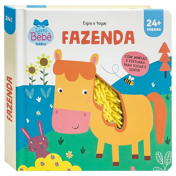 Livro Espie e Toque: Fazenda