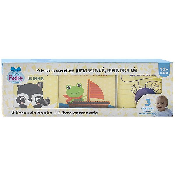 Livro Primeiros Conceitos: Rima pra cá, rima pra lá
