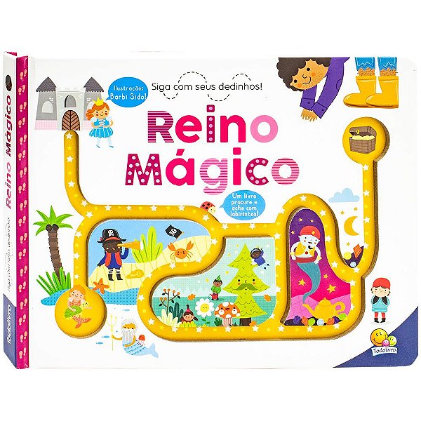 Livro Siga com seus dedinhos! Reino Mágico