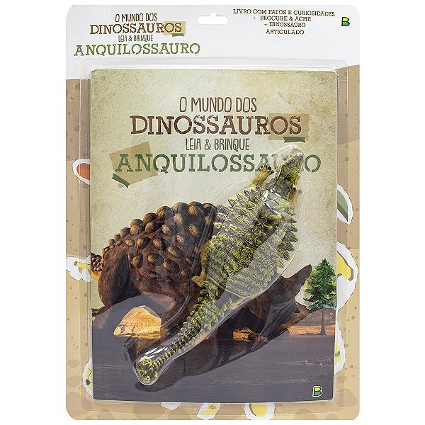 Livro O mundo dos dinossauros - Leia & Brinque - Anquilos...