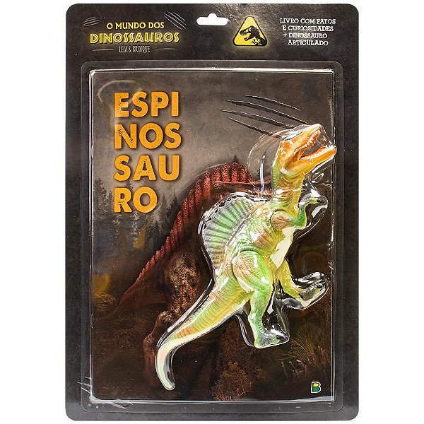 Livro O mundo dos dinossauros - Leia & Brinque - Espinoss...