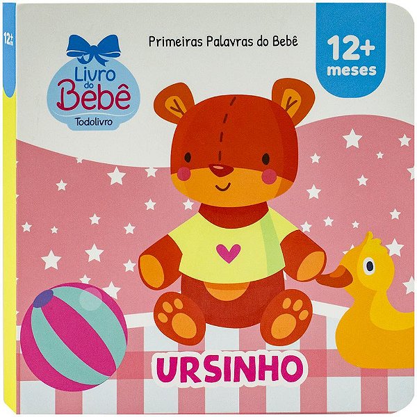 Livro Primeiras Palavras do Bebê: Rosa