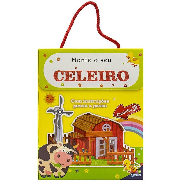 Livro Casinha 3D: Monte o seu celeiro