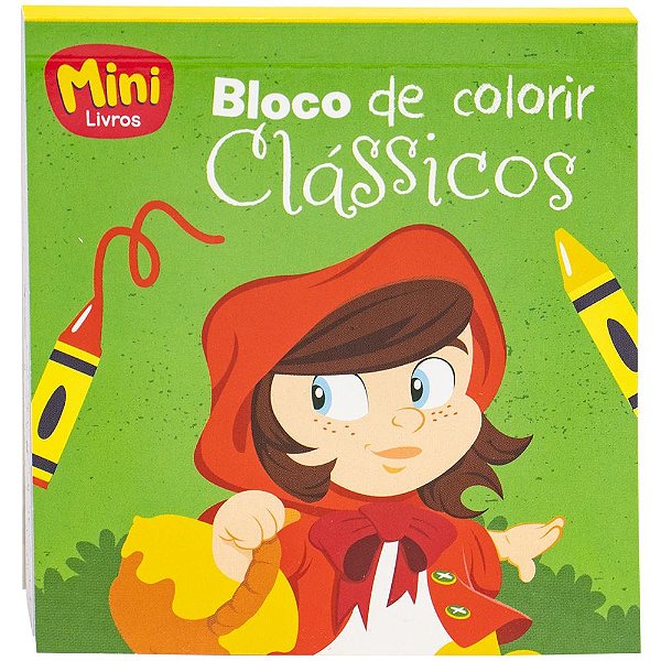 Livro MINIBloco de Colorir(R): Clássicos