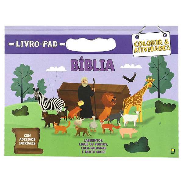 Livro Livro-Pad Colorir & Atividades: Bíblia