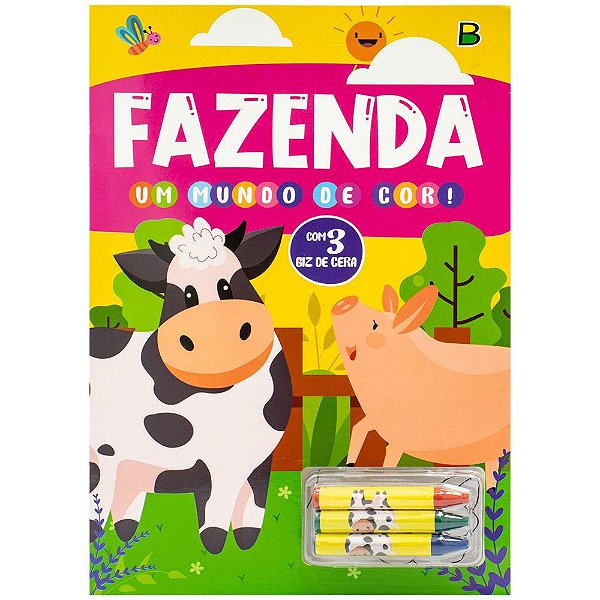 Livro Um mundo de cor! Fazenda