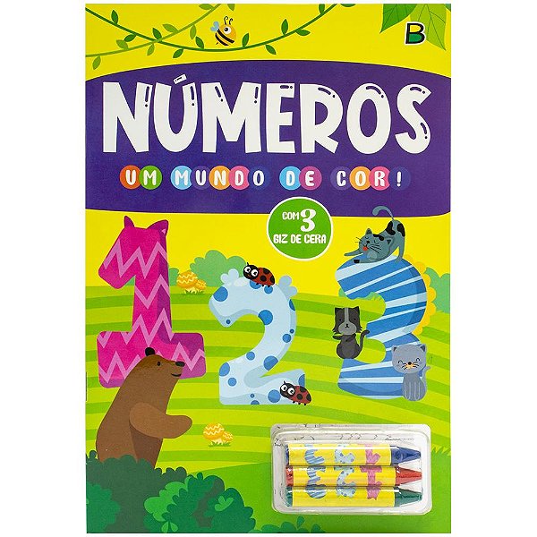 Livro Um mundo de cor! Números