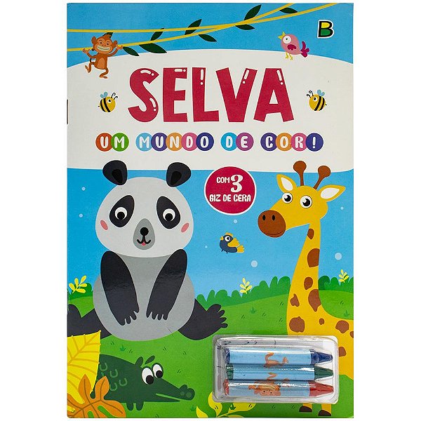 Livro Um mundo de cor! Selva