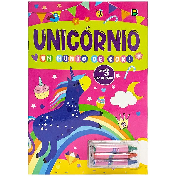 Livro Um mundo de cor! Unicórnio