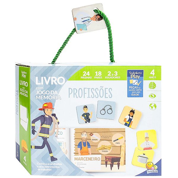 Livro Todolivro Play MEMO 4A Profissões