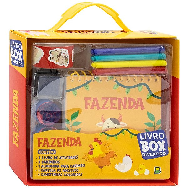 Livro Livro-BOX divertido! Fazenda