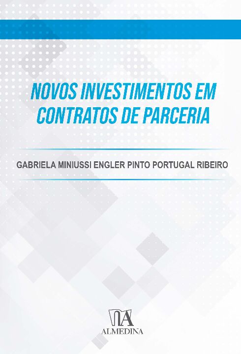 Livro Novos investimentos em contratos de parceria