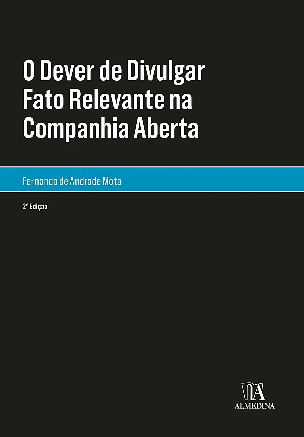 Livro O dever de divulgar fato relevante na companhia abe...