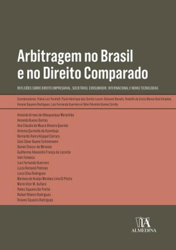 Livro Arbitragem no Brasil e no direito comparado: reflex...