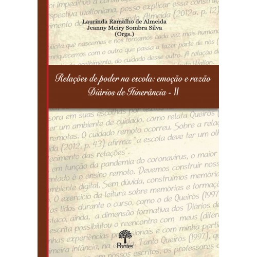 Livro Relações De Poder Na Escola: Emoção E Razão - Diári...