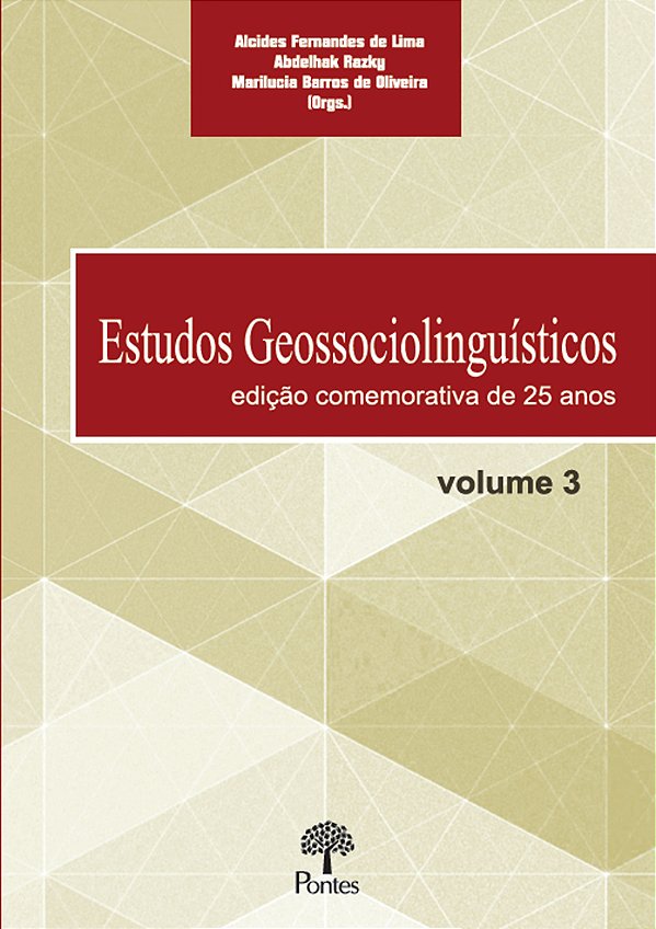 Livro Estudos Geossociolinguísticos Vol 3 - Edição Comemo...