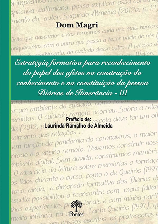 Livro Estratégia Formativa Para Reconhecimento Do Papel D...