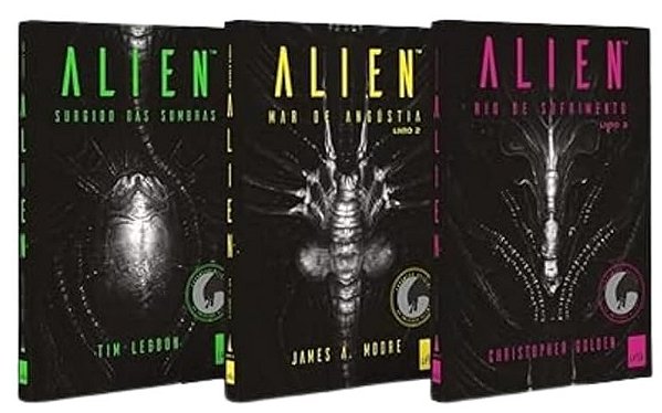 Livro Kit Alien 3 Livros + Marcador Exclusivo