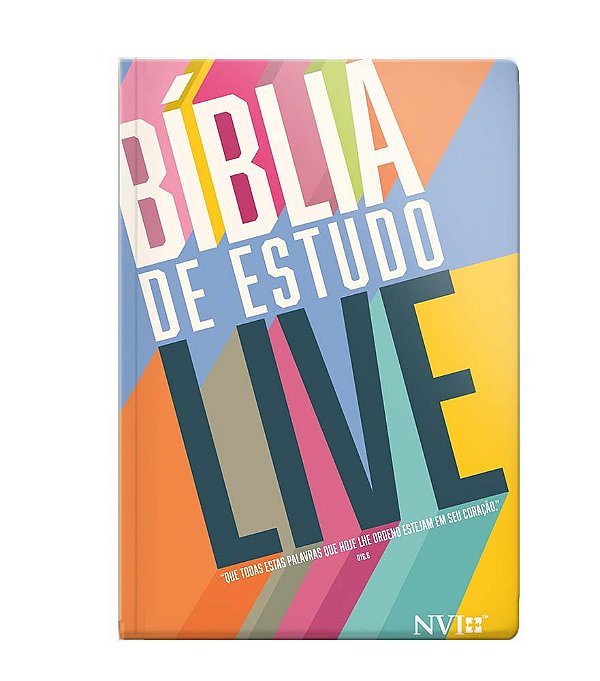 Livro Bíblia de estudo Live - NVI - Tone: Descobrindo o m...
