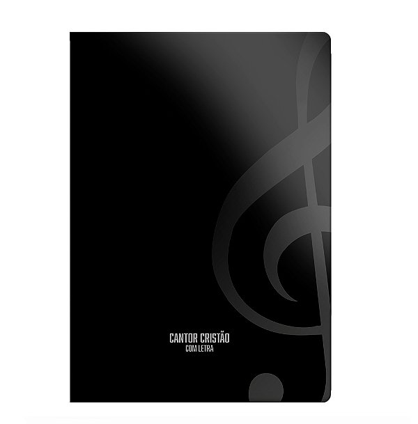 Livro Cantor Cristão Grande Com Letra - Preto