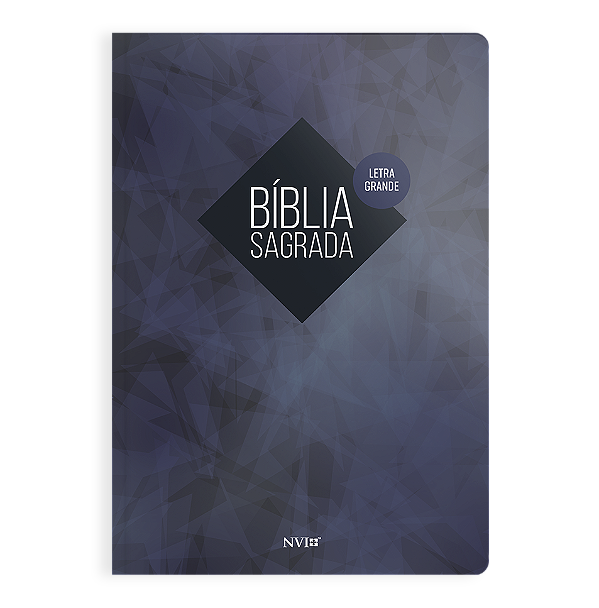Livro Bíblia Nvi - Letra Grande - Celeste - Bíblia Evangelize