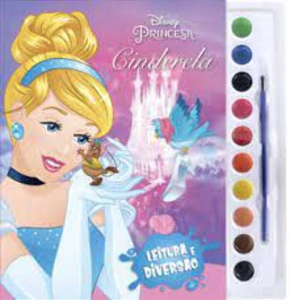 Livro Disney - Aquarela - Cinderela