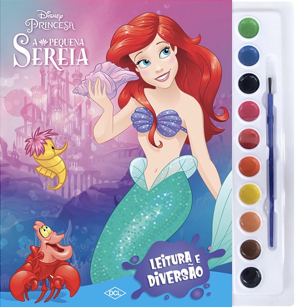 Livro Disney - Aquarela - A pequena Sereia