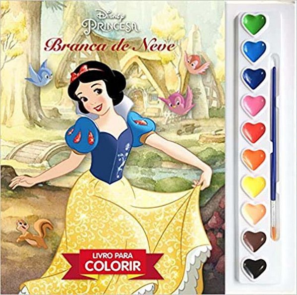 Livro Disney - Aquarela - Branca de Neve
