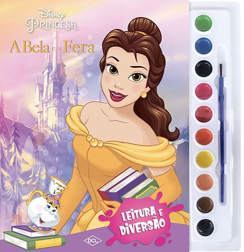 Livro Disney - Aquarela - A Bela e a Fera