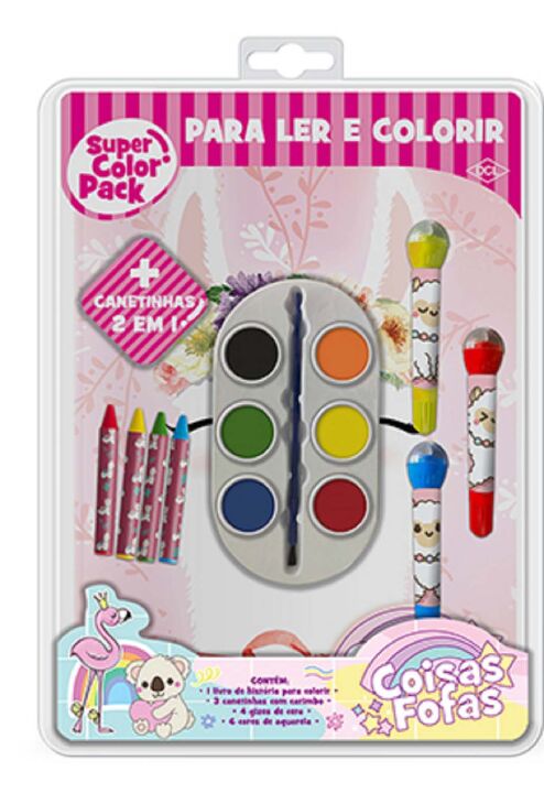 Livro Super color pack - Coisas fofas