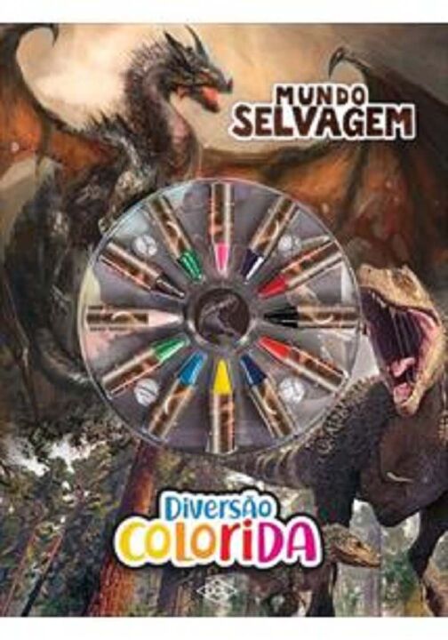 Livro Cores - Dinossauros e dragões