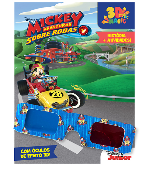 Livro Disney - 3D Magic - Mickey