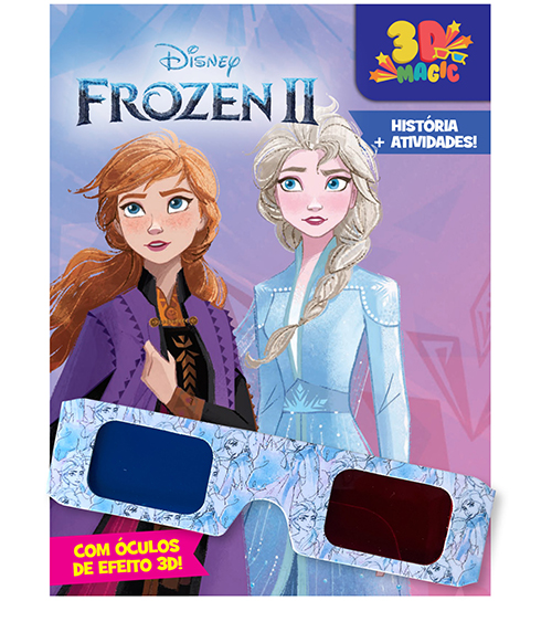 Livro Disney - 3D Magic - Frozen 2
