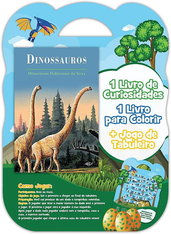 Livro Hora da diversão - Dinossauros - Kit