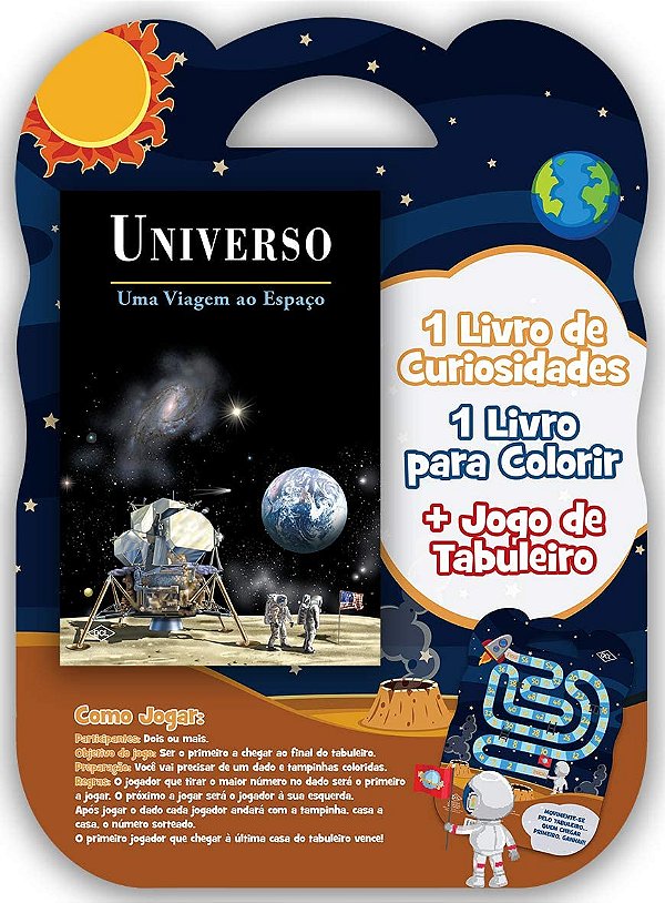 Livro Hora da diversão - Universo - Kit
