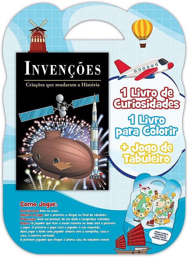 Livro Hora da diversão - Invenções - Kit