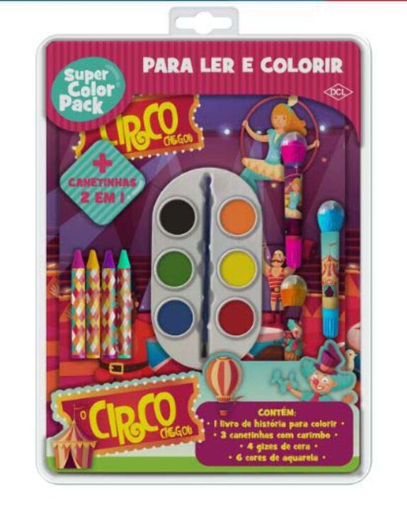 Livro Super color pack - O circo chegou