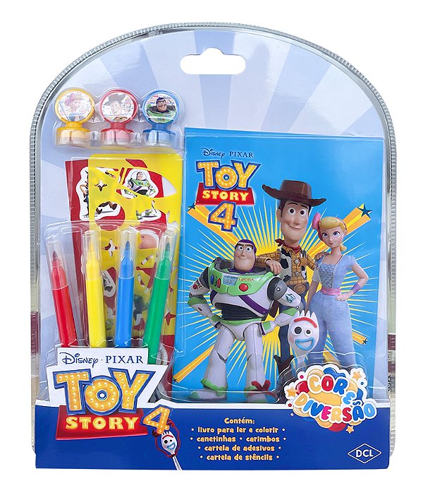 Livro Toy Story 4 Disney - Cor E Diversão