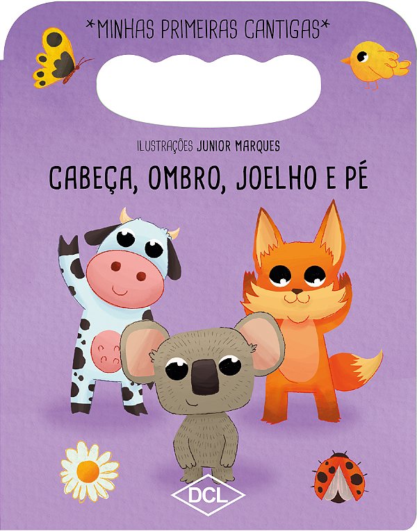 Livro Minhas primeiras cantigas NV - Cabeça ombro joelho ...